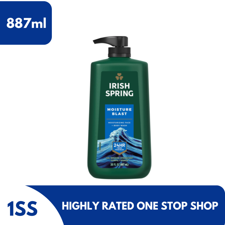 Irish Spring Body Wash Moisture Blast, 887ml Lazada PH