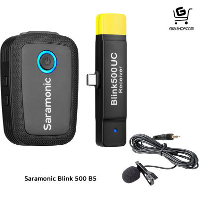 ไมค์ไวเลส Saramonic Blink500 Set B5 สำหรับสมาร์ทโฟนระบบ Android ที่มีแค่พอร์ต USB Type-C (รับประกัน