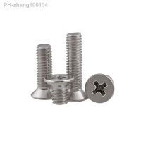 M2M2.5 M3 M4 M5 M6 M8 A2-70 304 Stainless steel GB819 Cross Phillips Flat Countersunk Head Screw Bolts Length 3-100mm