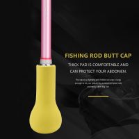 Fishing Rod Butt Cushion Gimbal Fishing Belt Waist Holder Shock Absorption Stand Up Pole Holder