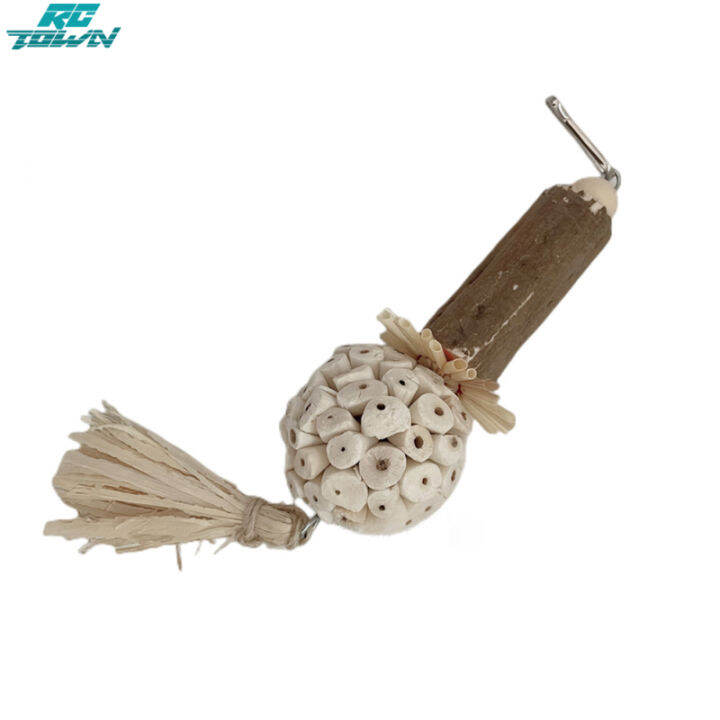 RCTOWN,2023New!!Bird Toys Sola Balls Foraging Hanging Toys With Corn