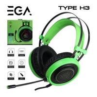 หูฟังเกมมิ่ง EGA TYPE H3 Gaming Headset 7.1 Virtual Surround หูฟังสำหรับนักเล่นเกมส์ ไฟ RGB