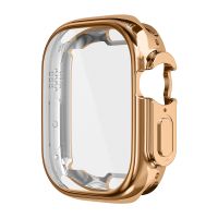 กรอบเคสสำหรับ Apple Watch Tpu แบบนิ่มป้องกันรอยขีดข่วนเคสป้องกัน Iwatch แบบอัลตร้าแท่งกันชน49มม. กันกระแทก