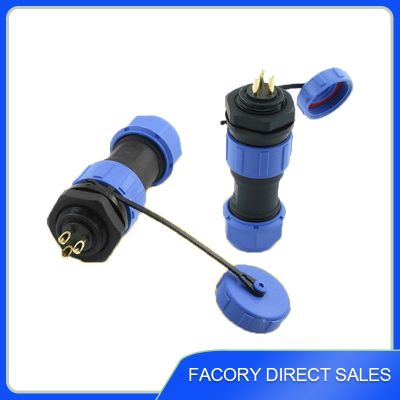 CIXIYCX SP13 SP17 SP21 IP68 Waterproof Connector Back Nut type 2/3/4/5/6/7/9 Pin Aviation plug With Plug socket