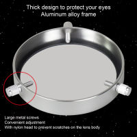 ตัวกรองฟิล์มแสงอาทิตย์แบบฟิล์มอุุปกรณ์กรองแสงอาทิตย์กล้องโทรทรรศน์ช่วยลดการแผ่รังสีของแสงสำหรับการสังเกตสุริยุปราคา104นาโนเมตร130มม.