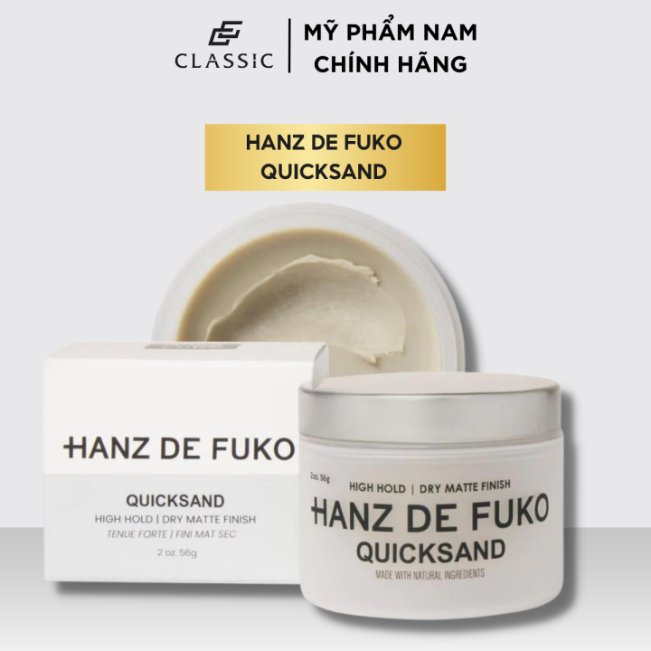 Sáp vuốt tóc Hanz de Fuko Claymation MỚI 56g chính hãng