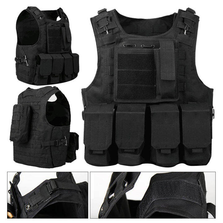 Huankai Outdoor Gear Plate Carrier Vest Hunting Paintball Equipment ...