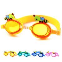 Cute Waterproof Kids Swim Goggles Anti-fog Bee Decoration Children Swimming Glasses Beach Pool Accessories Eyewear