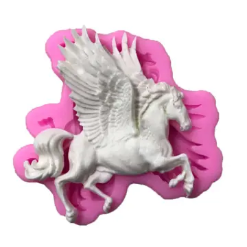 Unicorn Silicone Mold Horn Ears & Eyelash Cake Topper Molds 3D Set  Fondant PINK