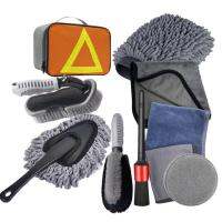 Car Detailing Brush Set Car Wash Kit Car Polishing Kit Car Brushes for Washing Car Detailing Brushes Car Cleaning Kit Car Accessories 10PCS adorable