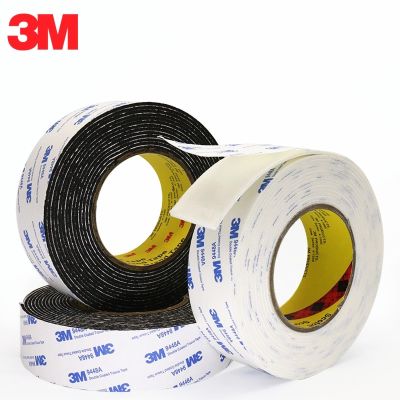 5Meters/roll Thickness 1mm  Strong Adhesive Double Sided Foam Tape Double Face Adhesif Puissant Sticky Pad For Car Billboard Photo Fixed  Seal Strip