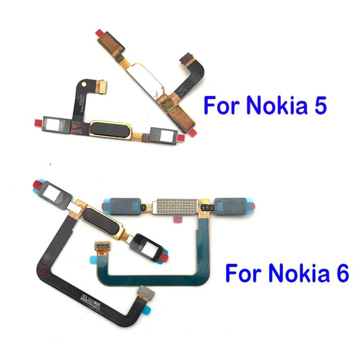 ริบบิ้นสายเคเบิลงอได้ปุ่มเซ็นเซอร์ลายนิ้วมือสำหรับ-nokia-6-5อะไหล่