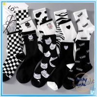 【hot sale】● D19 [DY STOCK]Korean style sock long socks college women mid socks white socks men korean socks tube stokin