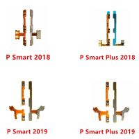 สวิตช์เปิดเครื่องปิดปุ่ม Flex Cable Ribbon สําหรับ Huawei P Smart Plus 2019 2018 ปิดเสียงเงียบปริมาณชิ้นส่วนอะไหล่ที่สําคัญ