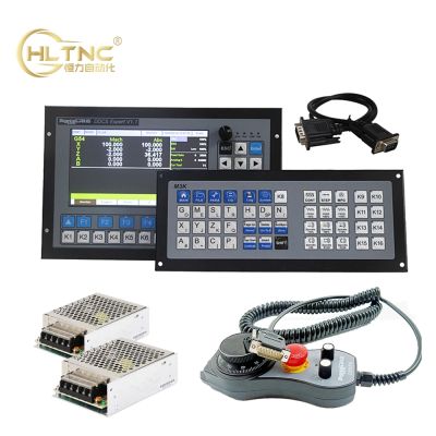 ✚❈✜ DDCS Expert CNC Offline Controller Interface Kit 3 4 5 Axis Extended Keyboard 6 Axis MPG Handwheel 75w 24V Power Supply