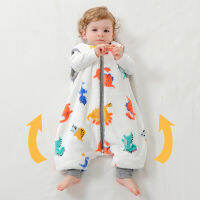 ถุงนอนเด็กแขนกุด3-25Months เด็ก Sleepsack ไดโนเสาร์น่ารักชุดนอนฤดูใบไม้ร่วง Flannel อบอุ่นสบายเด็ก House Wear