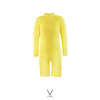 KIDS COLLECTION  YELLOW  JUMPSUIT SS2023 ชุดว่ายน้ำเด็ก  จั๋มสูท ผ้าหนา สีเหลือง กัน UV UPF 50+