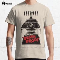 Death Proof Movie Poster Written And Directed By Quentin Tarantino Spanish Version Artwork PostersMugs Bags T-Shirt Tee XS-4XL-5XL-6XL