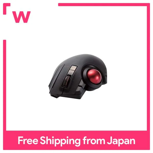 trackball mouse/thumb/8 button/wired/wireless/Bluetooth/black