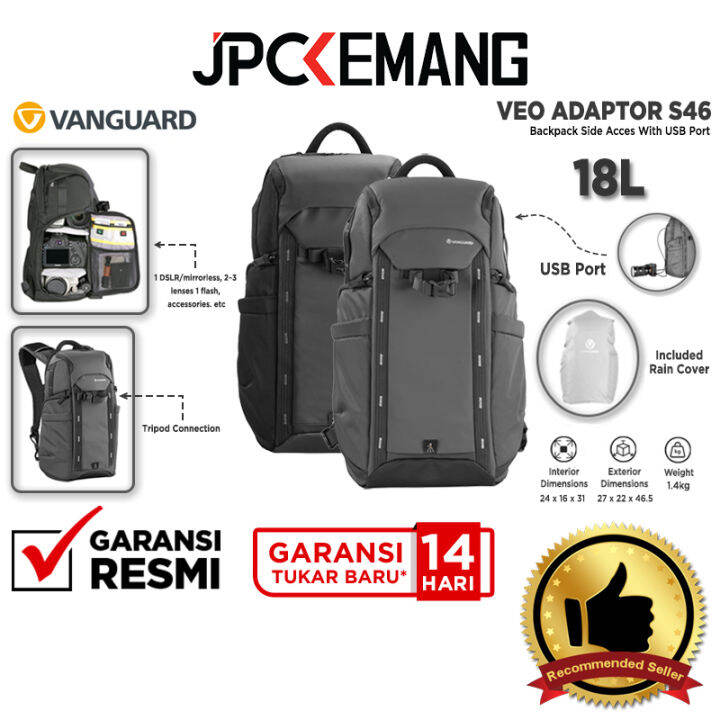 Vanguard adaptor clearance 46 camera backpack