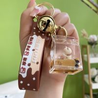 【hot】 Bottle Rubber Keyring Cartoon Into Floating Keychain Pendant ！ 1