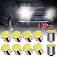 New 10Pcs Car P21W 1156 Ba15s LED COB Turn Signal Bulb Super Bright Auto Reverse Parking Brake Light 12V Wedge Signal Side Lamp