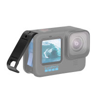 ฝาครอบแบตเตอรี่ด้านข้างสำหรับ GoPro Hero 10/9สีดำที่ถอดออกได้ประตูแบตเตอรี่ฝาเคสชาร์จสำหรับ GoPro 10 9อุปกรณ์เสริมกล้องสีดำ