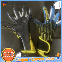 【คลังสินค้าพร้อม】ถุงมือผู้รักษาประตูฟุตบอล1คู่ Professional Non-Slip Breathable Wear-Resistant Gloves Training Equipment