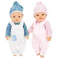 【YF】✕  Inch Cartoon Costume with Hat Anime for Reborn Dolls Accessories