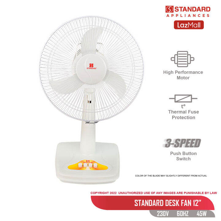 Standard Desk Fan 12" SDS12 Lazada PH