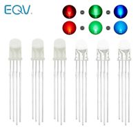 10pcs 5mm RGB LED Common Cathode / Common Anode Tri-Color Emitting Diodes f5 RGB Diffused / Transparent Highlight for arduino Electrical Circuitry Par