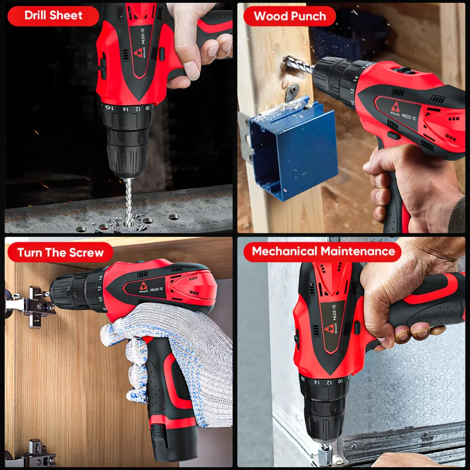 Flip around discount double drill driver