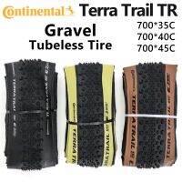 ยางรถ Continental Terra Trail 700C แบบไม่มียางใน700X4กรวด Cyclocross 0c ยางจักรยานเสือหมอบพับได้ยาง TLR สีน้ำตาล