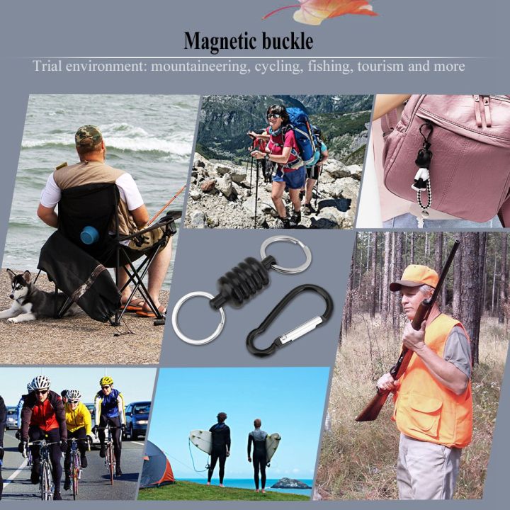 magnetic-net-release-holder-keeper-buckle-fly-fishing-tackle-accessoriesnet