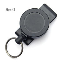 Key Rin Steel Wire Badge Holder Reel With Multitool Badge Holder Heavy Duty Key Ring Carabiner Clip