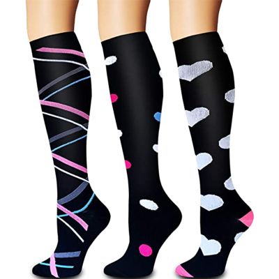 【CC】❁┅▣  Compression Socks Knee Toe Stockings Varicose Veins Calf Shaping Pressure