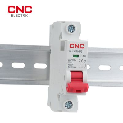 【YF】◑▫℡  YCB6H-63 B Curves 18mm Miniature Circuit 1P B16A/B32A 4.5kA Din Rail Mount Breaking Capacity MCB