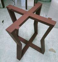 Iron-DIY ขาโต๊ะเหล็ก ขาโต๊ะกลาง โต๊ะกาแฟ Coffee Table Leg ขาโต๊ะสำเร็จรูป IR-1338 สีน้ำตาล กันสนิม ขาโต๊ะหน้าทีวี โต๊ะหน้าโซฟา โต๊ะญี่ปุ่น โต๊ะวางของ