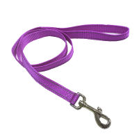 Reflective Nylon Dog Leash for Boy Girl 3 Sizes S M L Durable Dog Tracking Leash with Stitch for Pet Night Walking