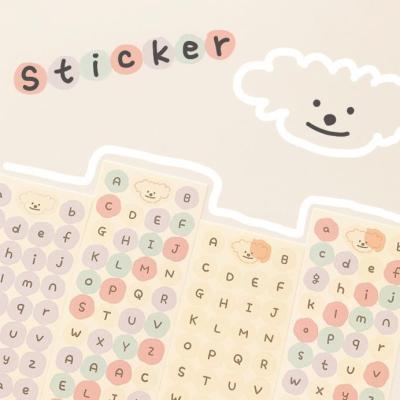 Alphabet Letter Number Stickers Self-Adhesive for DIY Art and Craft Decorations