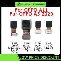 Kingsange กล้องหน้าหลังของแท้สำหรับ A5 OPPO 2020/A9 2020ส่วนหน้าหลังด้านหน้าเซลฟี่โมดูลกล้องชิ้นงอสำหรับเปลี่ยนอะไหล่สำหรับ A11 OPPO ด้านหลัง/กล้อง A11X พร้อมเครื่องมือ