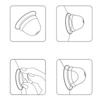 Corrector ซิลิโคนหัวนมสำหรับการดูดที่แข็งแกร่งสำหรับหัวนมแบนและคว่ำ