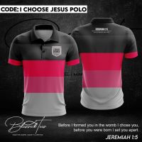 2023 NEW Style I CHOOSE JESUS POLO GOSPEL SHIRT，Can be customization