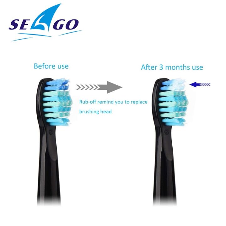 หัวแปรงสีฟันไฟฟ้าของ-seago-แปรงเปลี่ยนหัวได้ขนแปรงดูปองท์เหมาะสำหรับอุปกรณ์เสริมแปรงสีฟัน-gratis-ongkir