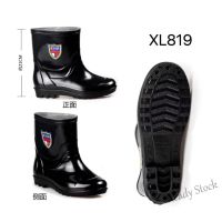 【hot sale】 ❣☇ B53 Rain shoes mens fashion simple short rain boots low help new non-slip waterproof like glue shoes