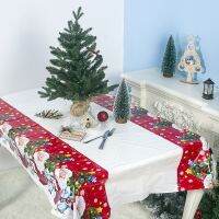 108x180cm Christmas Tablecloth Waterproof Table Cloth Table Cover Party Table Decor Christmas Decoration For Home New Year 2022