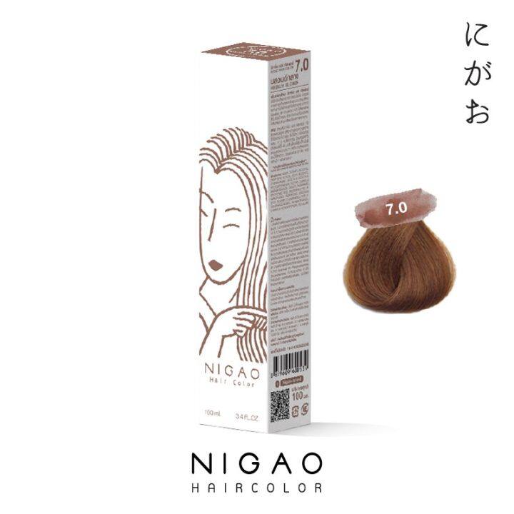 โทนธรรมชาติโฉมใหม่-สีย้อมผม-nigao-นิกาโอะ-ไม่มีแอมโมเนีย-กลิ่นหอม-100มล-กลิ่นไม่ฉุน