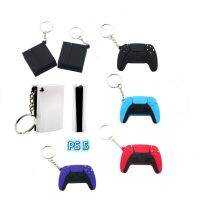 Ps5 Simulation Drop Glue Console Game Handle Key Chain Boys Like Pendant Simple Tide Play Hanging Ornaments Gifts Key Chains