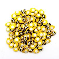 【YF】❈♦☊  100PCS Buttons Flatback Miniatures Scrapbooking Crafts Wood Embellishment Kawaii Garden Decorations