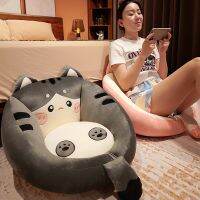 2 Sizes 50/55CM Giant Round Soft Stuffed Colorful Cat Toys Pillow Kawaii Animals Cat Futon Fluffy Cushion Nice Peluche